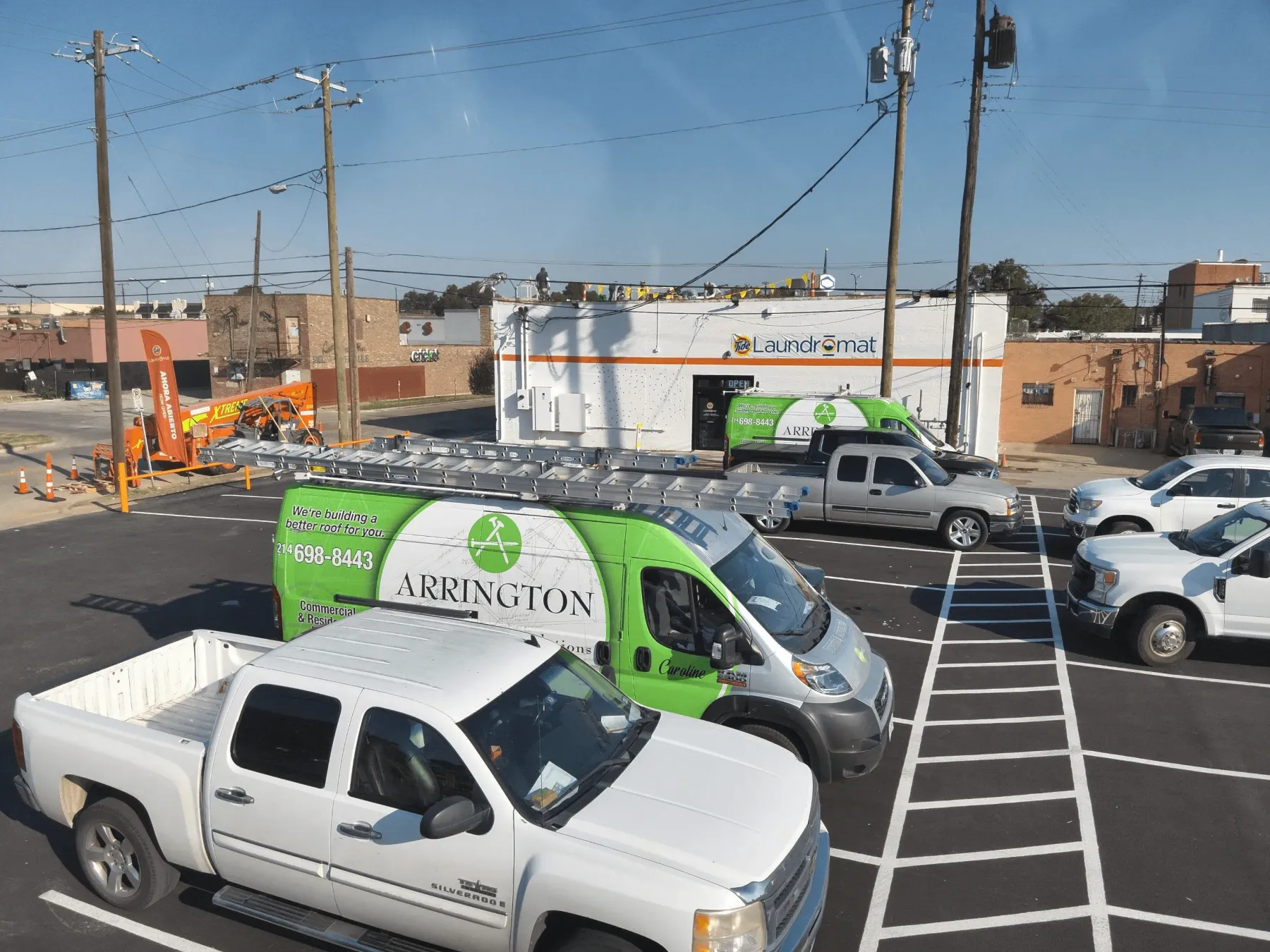Commercial roof replacement in Dallas by Arrington Roofing